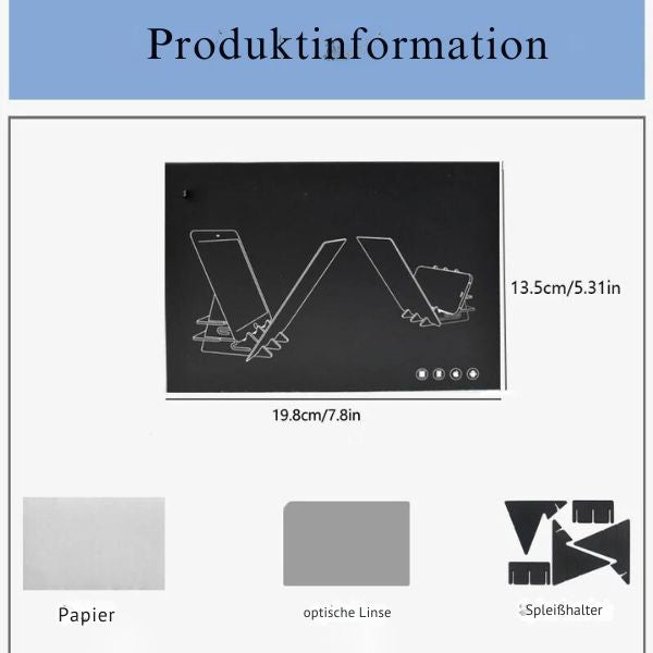 ArtVision - Projektion Skizzenbrett, Geeignet für Telefon und Tablet [Letzter Tag Rabatt]
