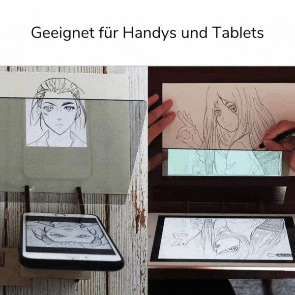 ArtVision - Projektion Skizzenbrett, Geeignet für Telefon und Tablet [Letzter Tag Rabatt]