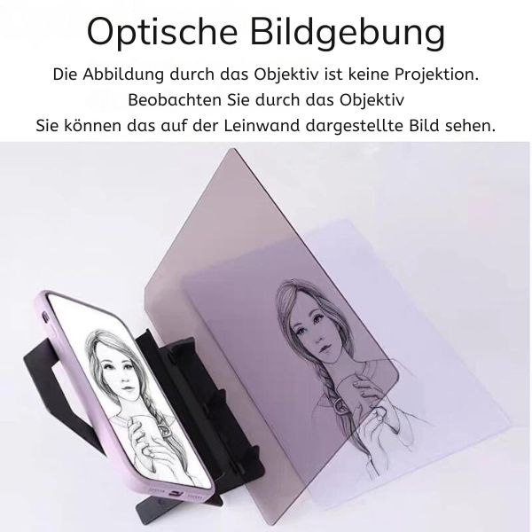 ArtVision - Projektion Skizzenbrett, Geeignet für Telefon und Tablet [Letzter Tag Rabatt]