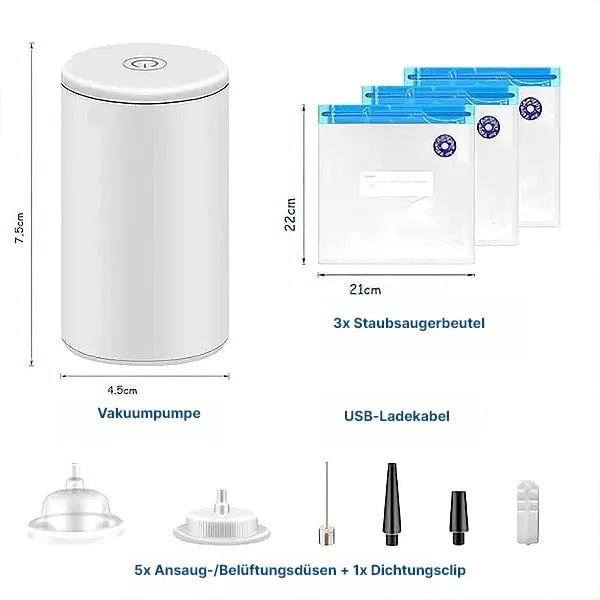 FreshLock Mini – Frische versiegeln, Platz sparen!