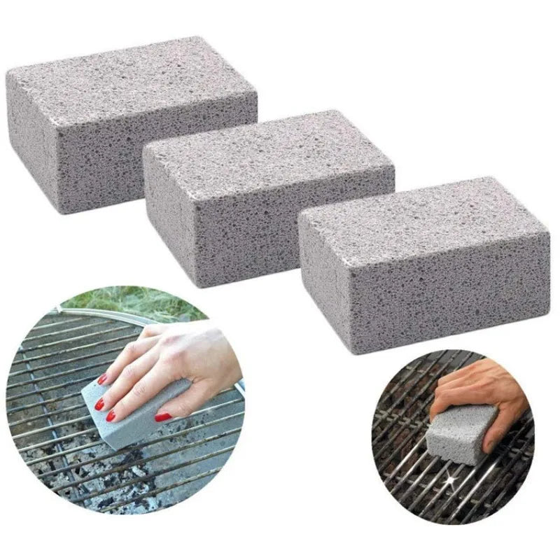 CleanGrill | Bimsstein Grillreiniger | Rückstandsfreie & Kratzfreie Reinigung | 100% Hygienisch