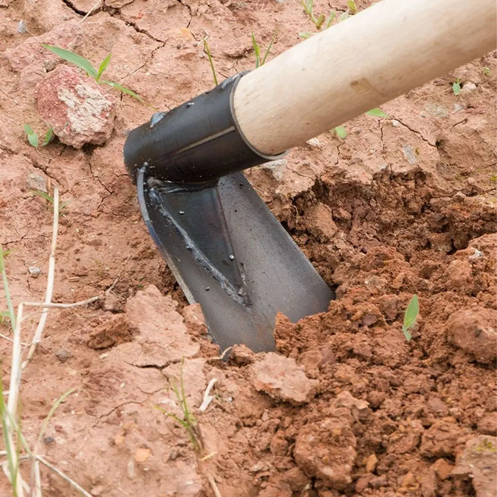 Terracura Gartenhacke | Kompakt & Robust | Aus Manganstahl | Für Unkraut & Erdarbeiten