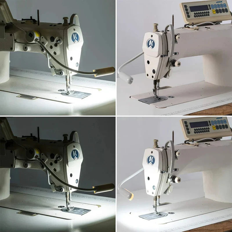 BrightFlex LED-Arbeitsleuchte | Magnetischer Standfuß | Flexibler Schwanenhals | Präzisionsbeleuchtung für Werkstatt & Nähmaschinen