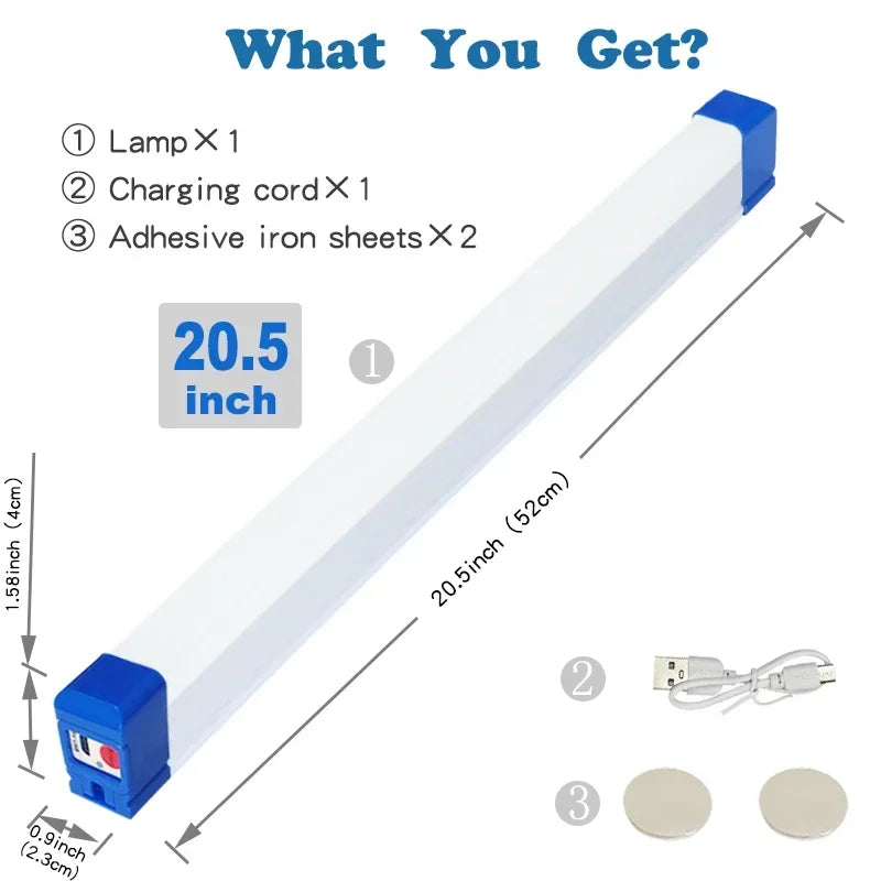 LumaBeam | 2-in-1 LED Röhre | Magnetisch & Wiederaufladbar | Flexibel & Kompakt
