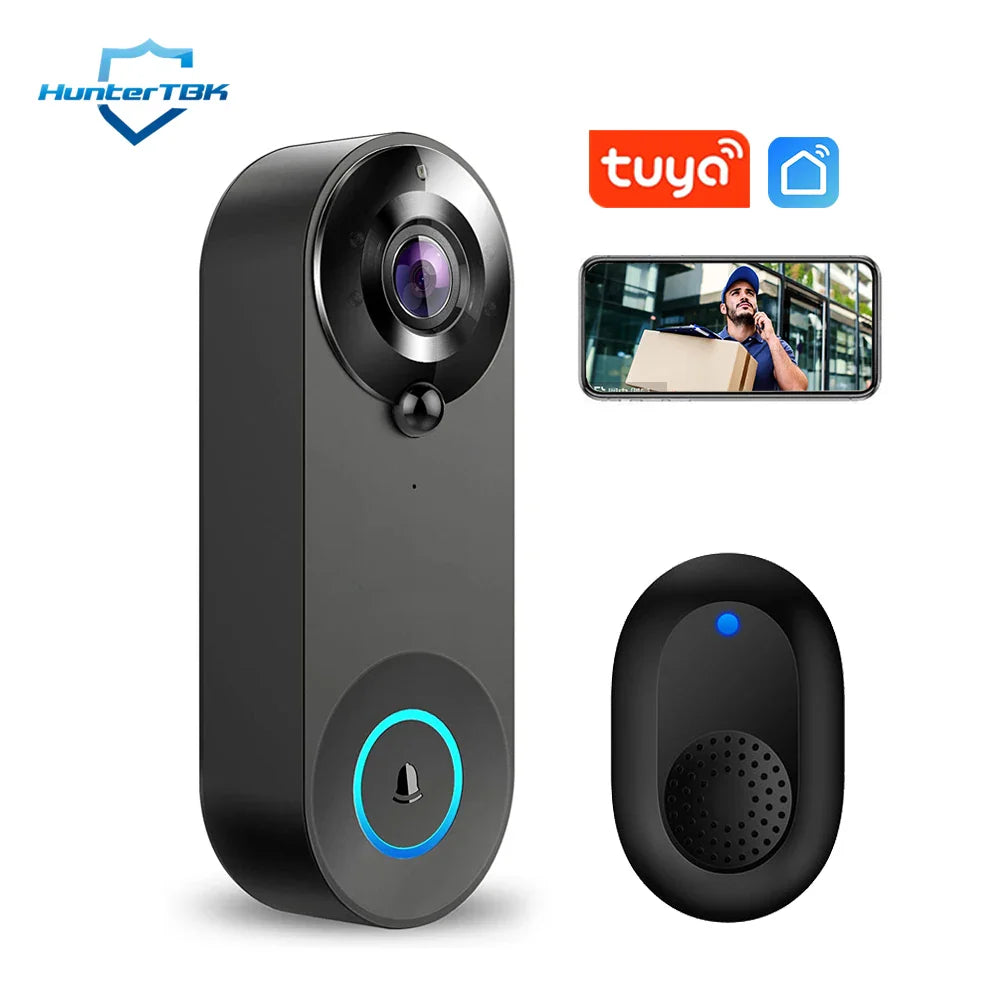 ViewSecure Türklingel mit Kamera | 1080P HD | WLAN & App | Bewegungserkennung & Nachtsicht