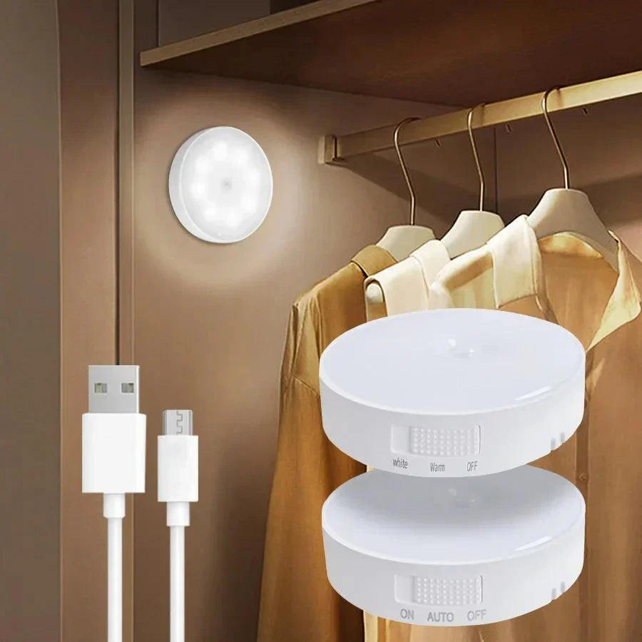 Glowvera LED Lichtleiste | Mit Bewegungssensor | USB-C Aufladbar & Magnetisch | Warm- & Neutralweiß