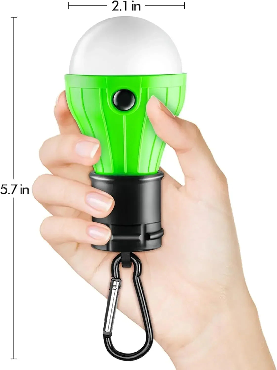 ClipLite Campinglampe | 3 Lichtmodi | Kompakt & Leicht | Mit Karabinerhaken