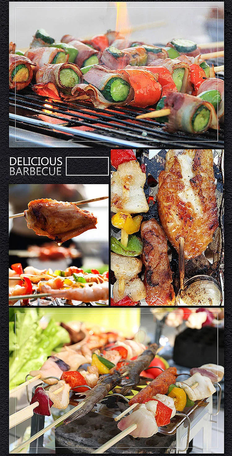 Tischgrill Ayano | Kompakt & Holzkohlebetrieben | Für Draußen & Drinnen