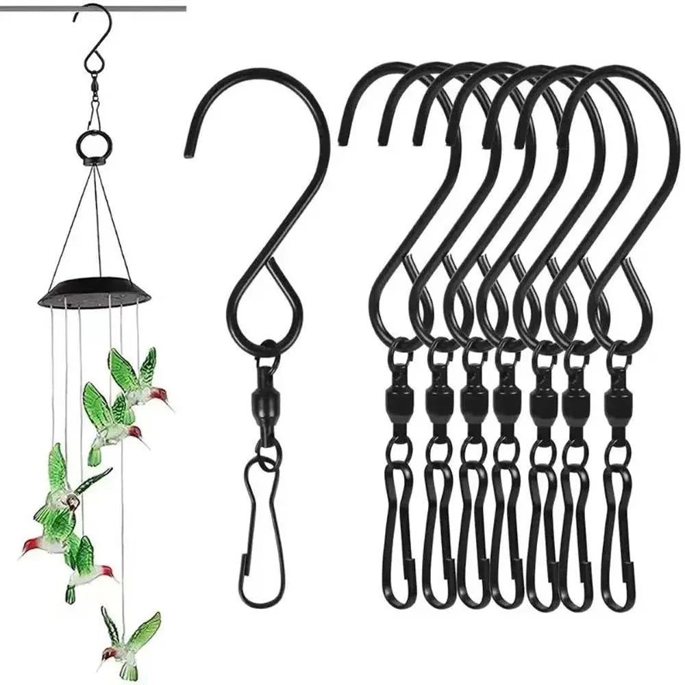 FlexiHook S-Haken | Rostfrei Edelstahl | Drehgelenk | 8er Set