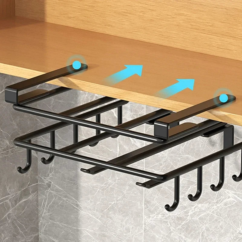 Cabinero FlexShelf | Mehr Stauraum | Edelstahl | Ohne Bohren montieren