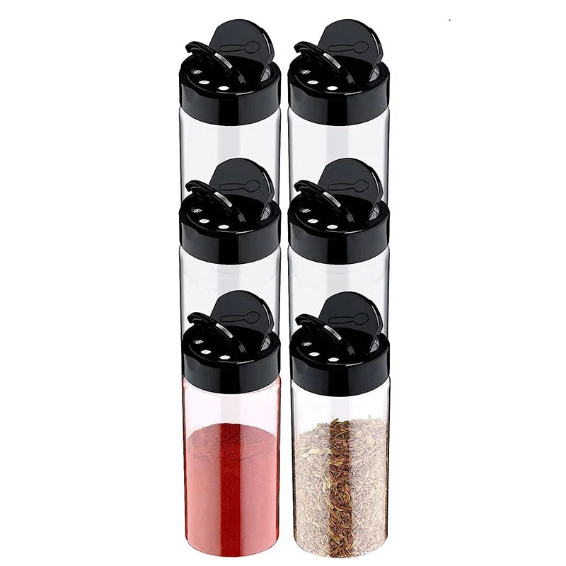 SpicePro Gewürzstreuer | Einfaches Dosieren | Lebensmittelechter Kunststoff | Transparent