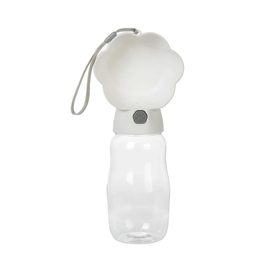 Pawava DuoGo | Wasser & Futterflasche | 2-in-1 Design | Für Unterwegs | Auslaufsicher & Kompakt