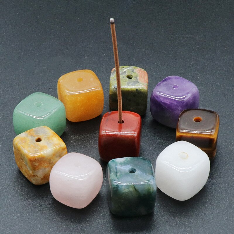 StoneAura Incense Holder | Edler Räucherstäbchenhalter aus Naturstein | Heilige Energie für dein Zuhause