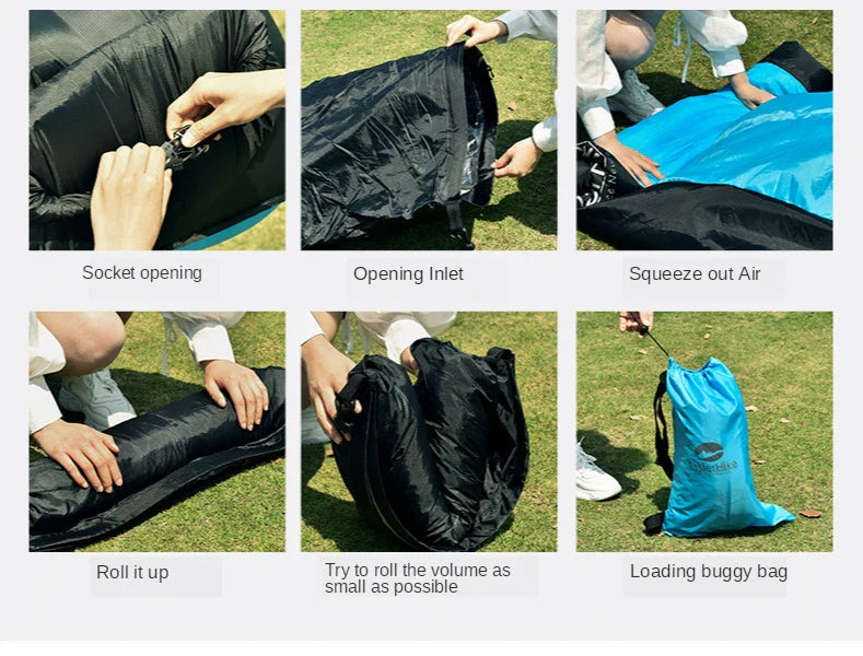 RelaxAir | Selbstaufblasbares Luftsofa | Ultraleicht & Wetterfest | Ideal für Outdoor