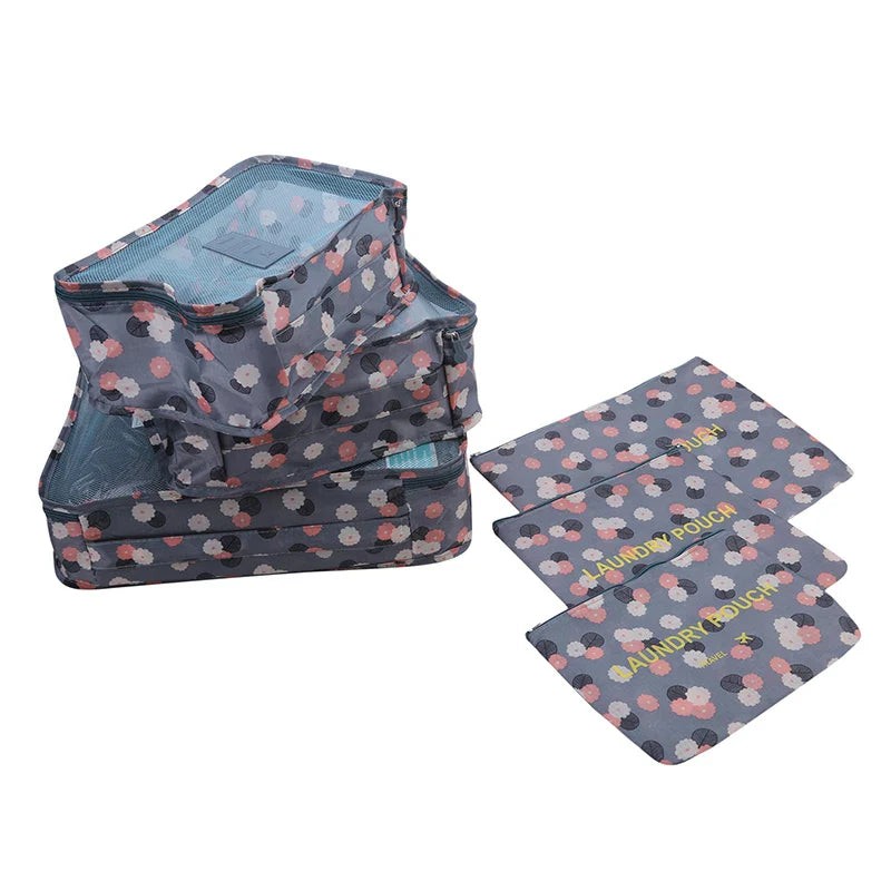 LuggagePro Reise-Organizer-Set | 6-teilig | Kompakt & Strapazierfähig | In 4 Farben