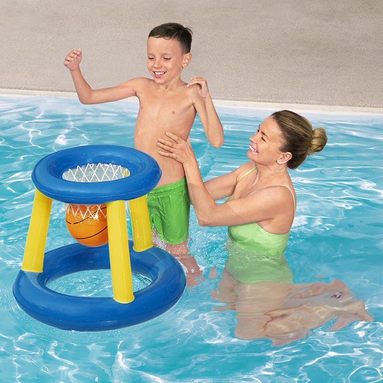 SplashHoop Pro | Aufblasbares Basketball-Set | Robuste Konstruktion | Für Pool & Garten