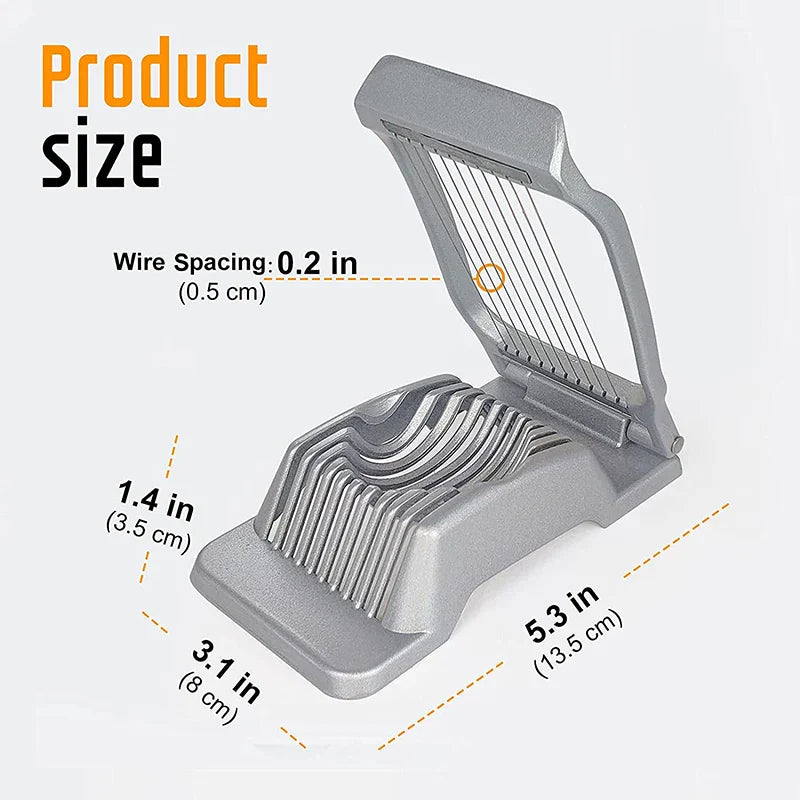 SlicePro Eierschneider | Präziser Schnitt | Edelstahldrähte | Multifunktional