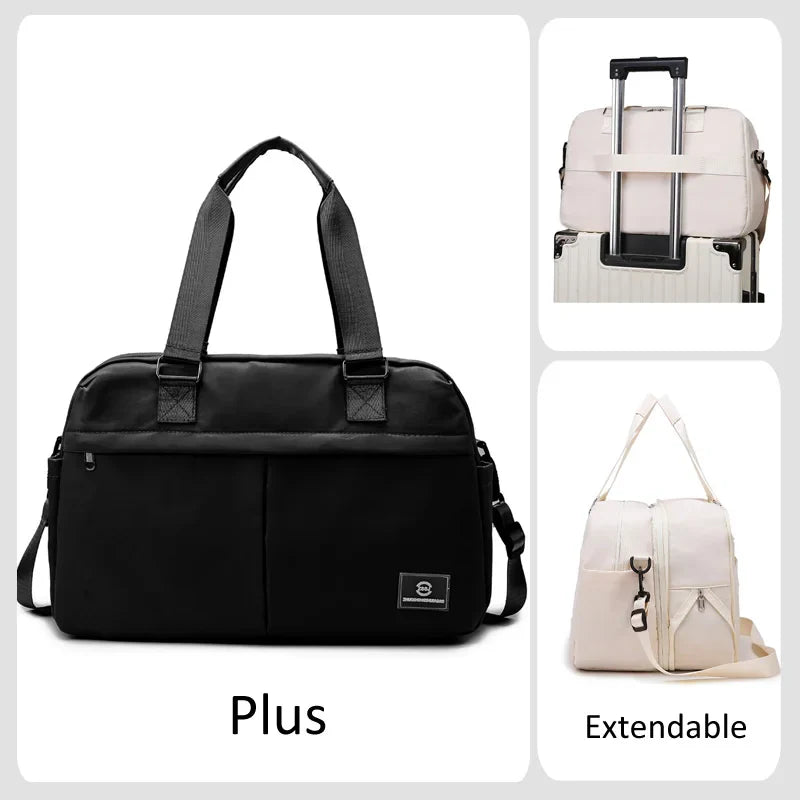 LuganoFlex Travel Bag | Erweiterbar & Flexibel | Geräumig & Stilvoll | Wasserabweisend