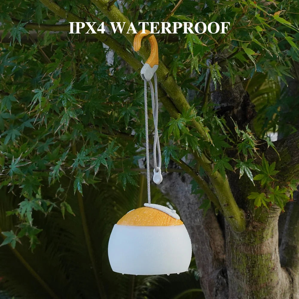 Campeluna | Retro LED-Campinglampe | Wiederaufladbar & Leicht | Für Outdoor & Zuhause