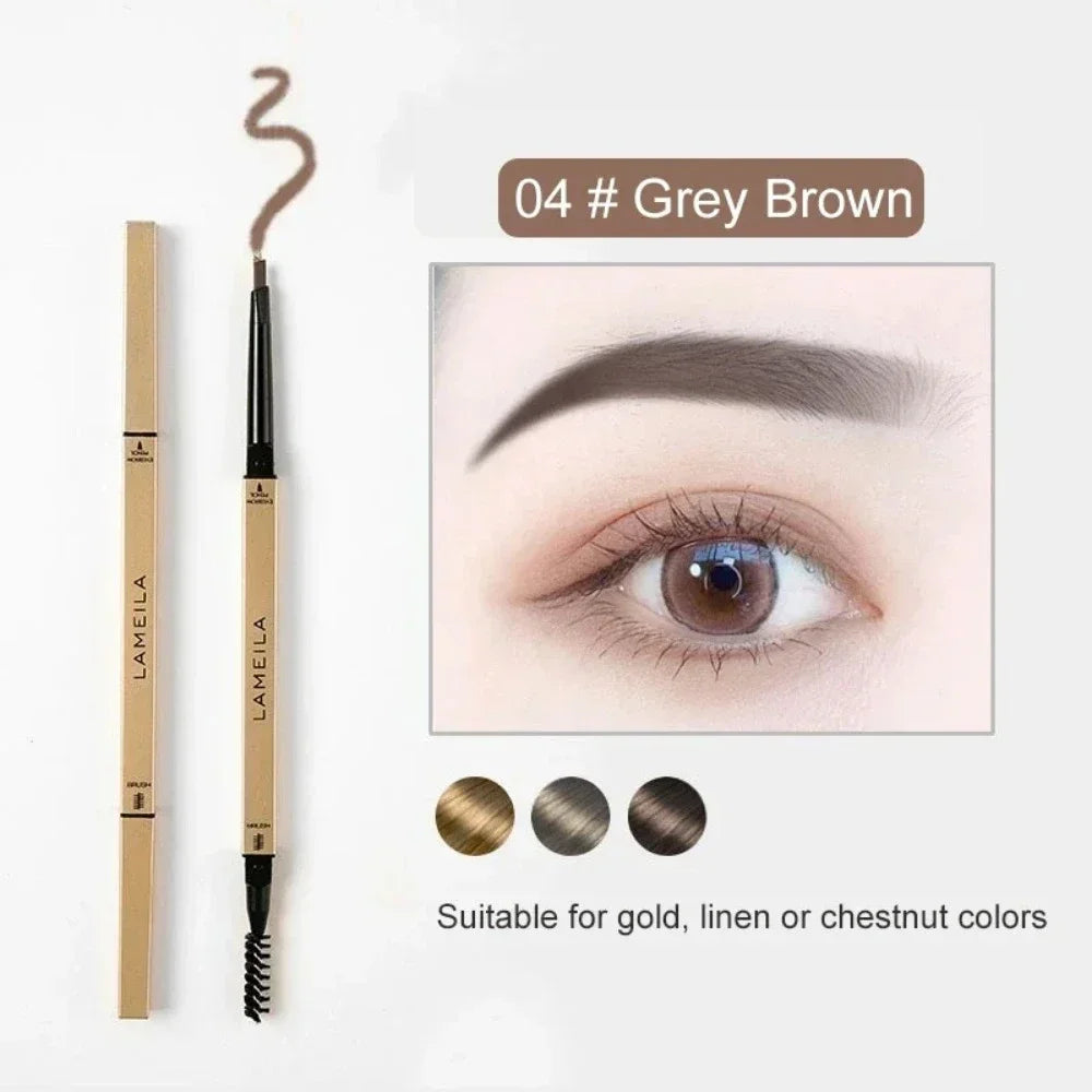 BrowPerfect DuoShape Augenbrauenstift | 2-in-1 mit Dreiecksspitze & Bürste | Präzise & Wasserfest