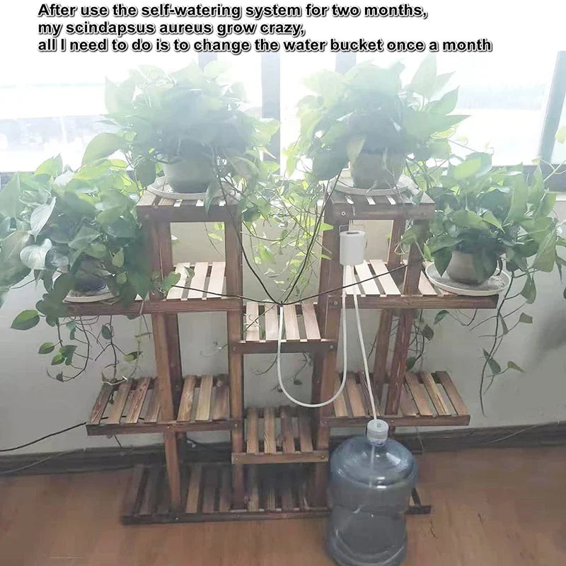 PlantFlow | Automatisches Bewässerungssystem | Wiederaufladbar | Für 2-8 Pflanzen