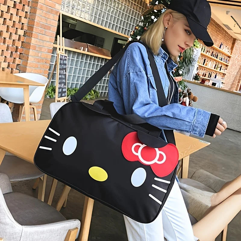 PawsyCharm | Reisetasche & Sporttasche | Oxford-Gewebe, süßes Cartoon-Design | Für Kurztrips, Fitness & Alltag