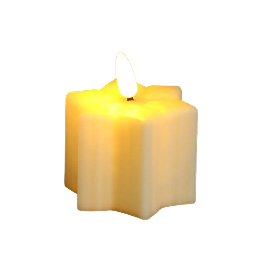 LumiEase LED-Kerze | Warmweißes Licht | Flammenlos und sicher | Kunststoff-Dekokerze für Zuhause und Veranstaltungen