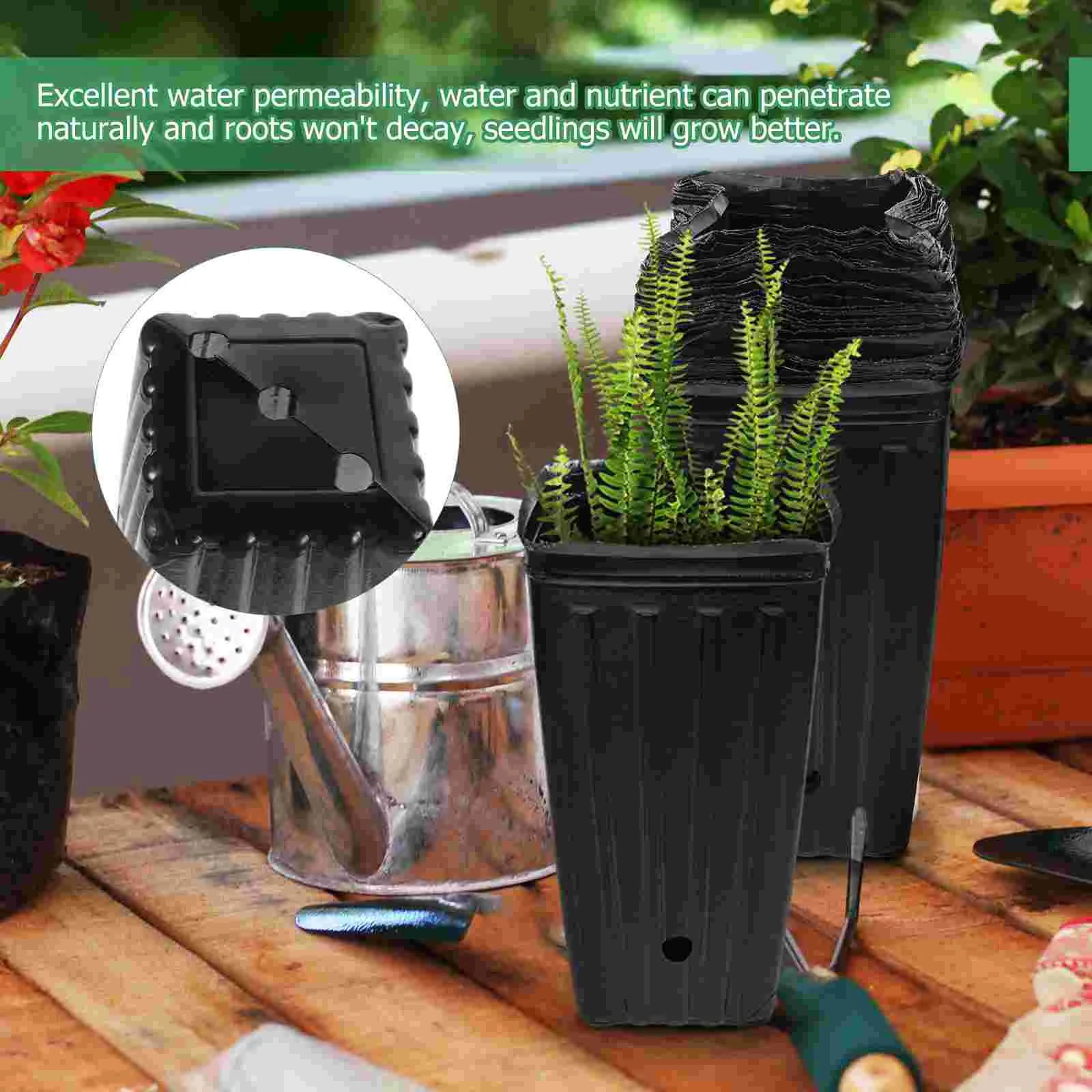 Plantavio Anzuchttopf Set | 30 Stück | Mit Drainagelöchern | Robust & Wiederverwendbar
