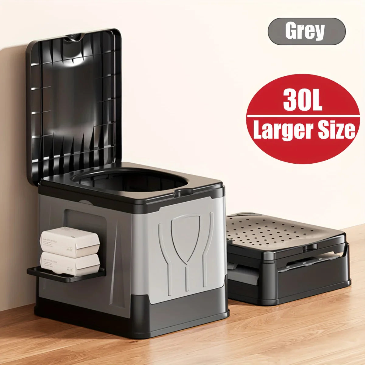 GoComfort XL Campingtoilette | Faltbar, Hygienisch und Praktisch