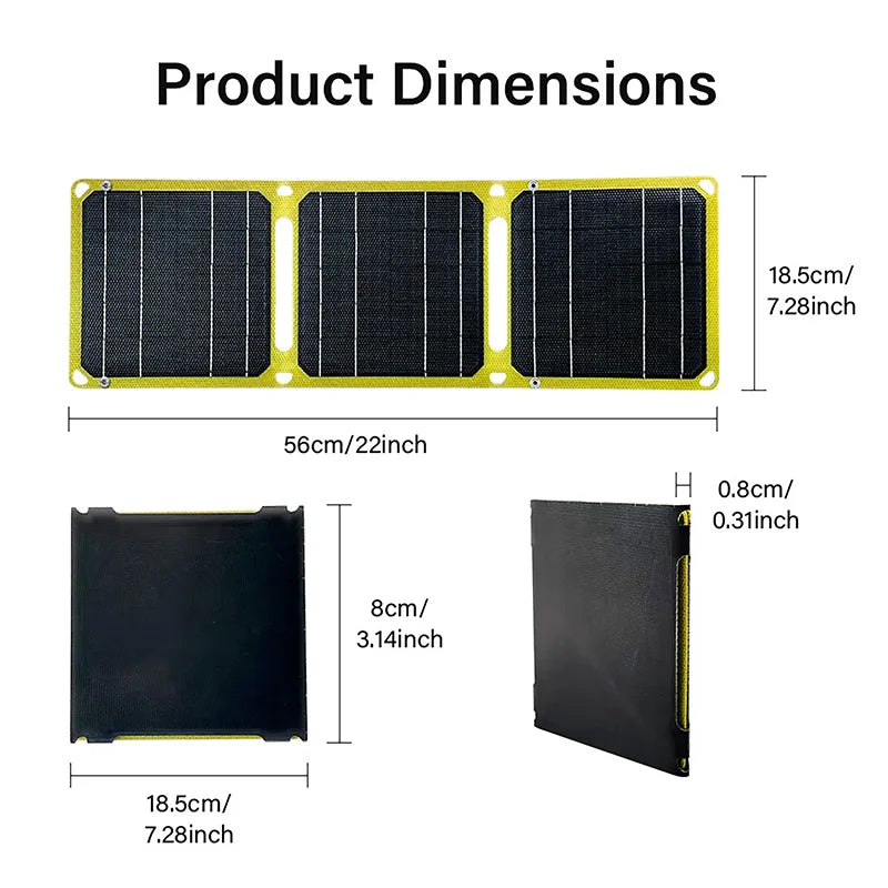 SolarJet Flex Solar Panel | Schnellladung & Kompakt | 30W/40W Monokristallin