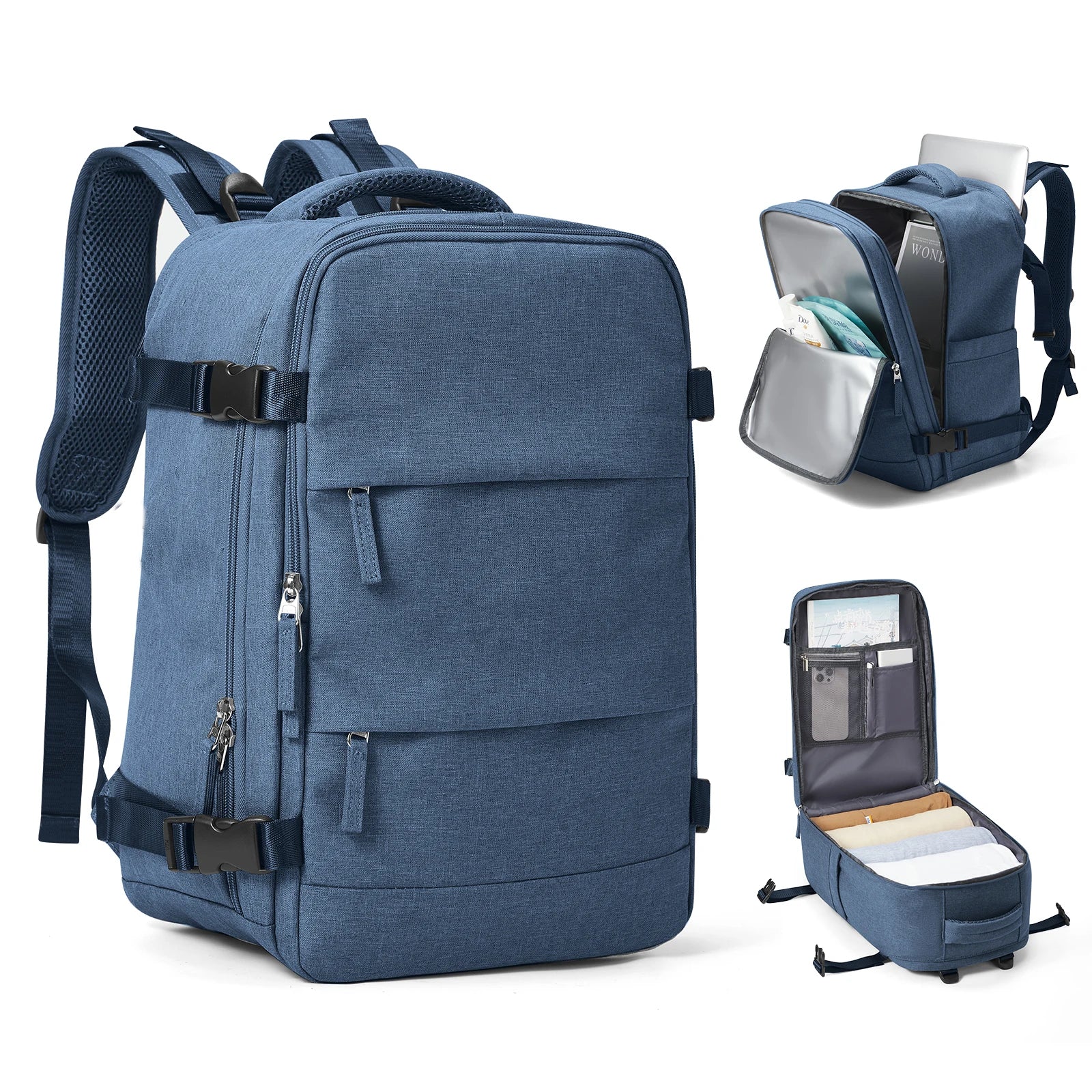 Trekvora Reiserucksack | Wasserdicht & Vielseitig | Laptopfach 15,6" | Nass-Trocken-Trennung