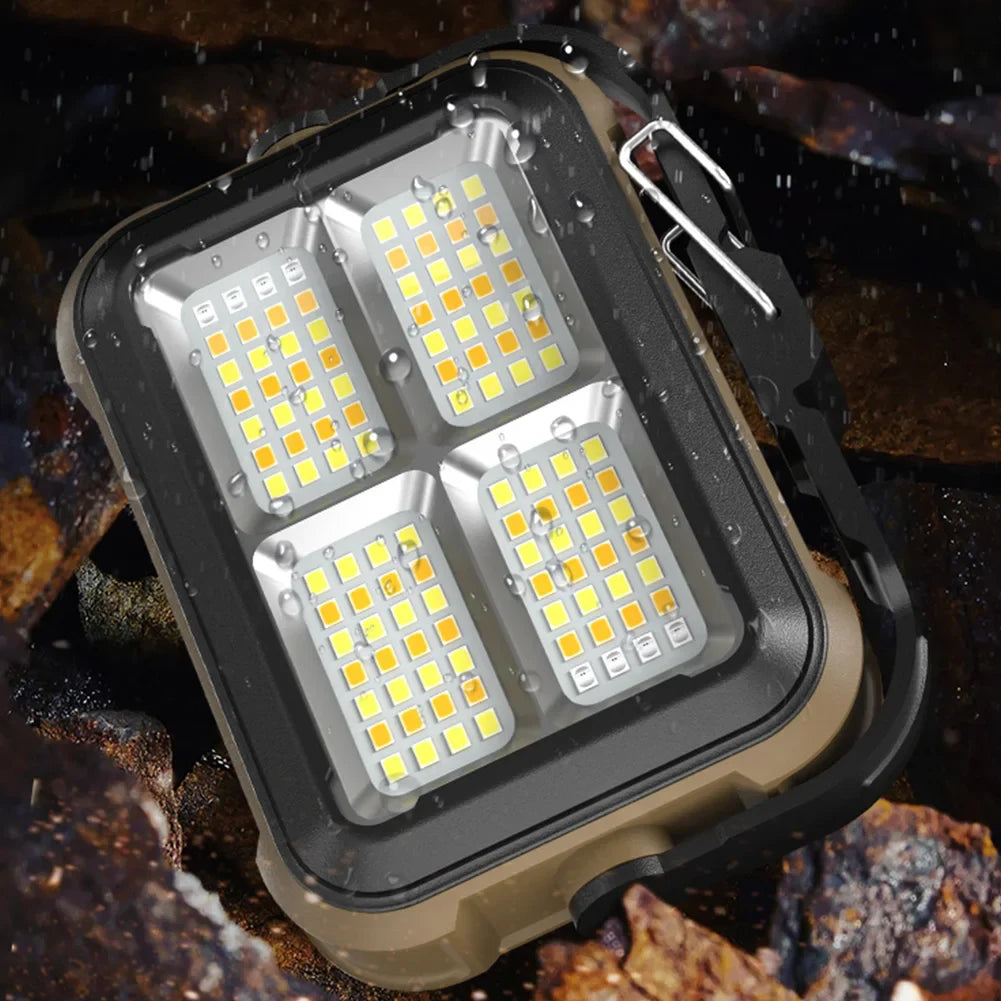 LumoLite Pro | Solarbetriebene Arbeitsleuchte | 3 Beleuchtungsmodi | Kompakt & Flexibel