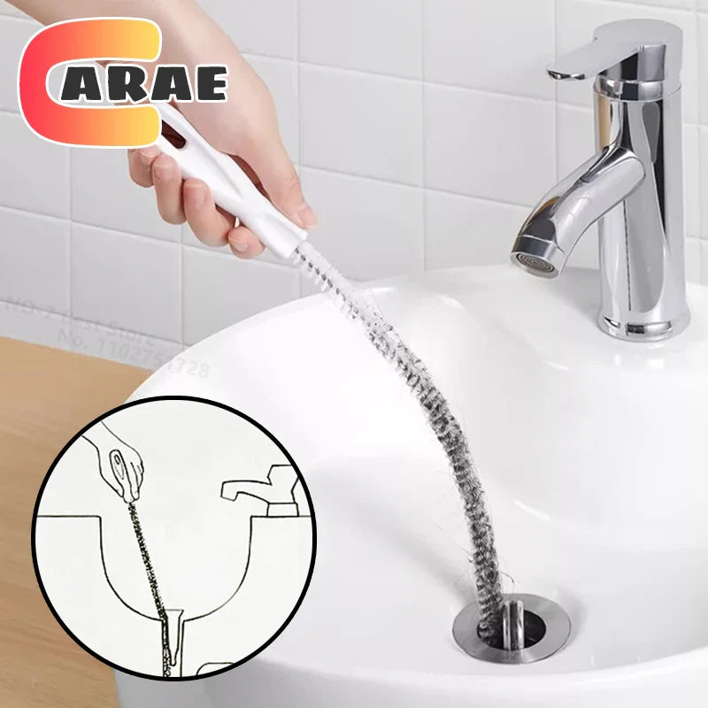Drainova Rohrreiniger-Bürste | Flexibel & Wiederverwendbar | Für Bad & Küche | 45–65 cm