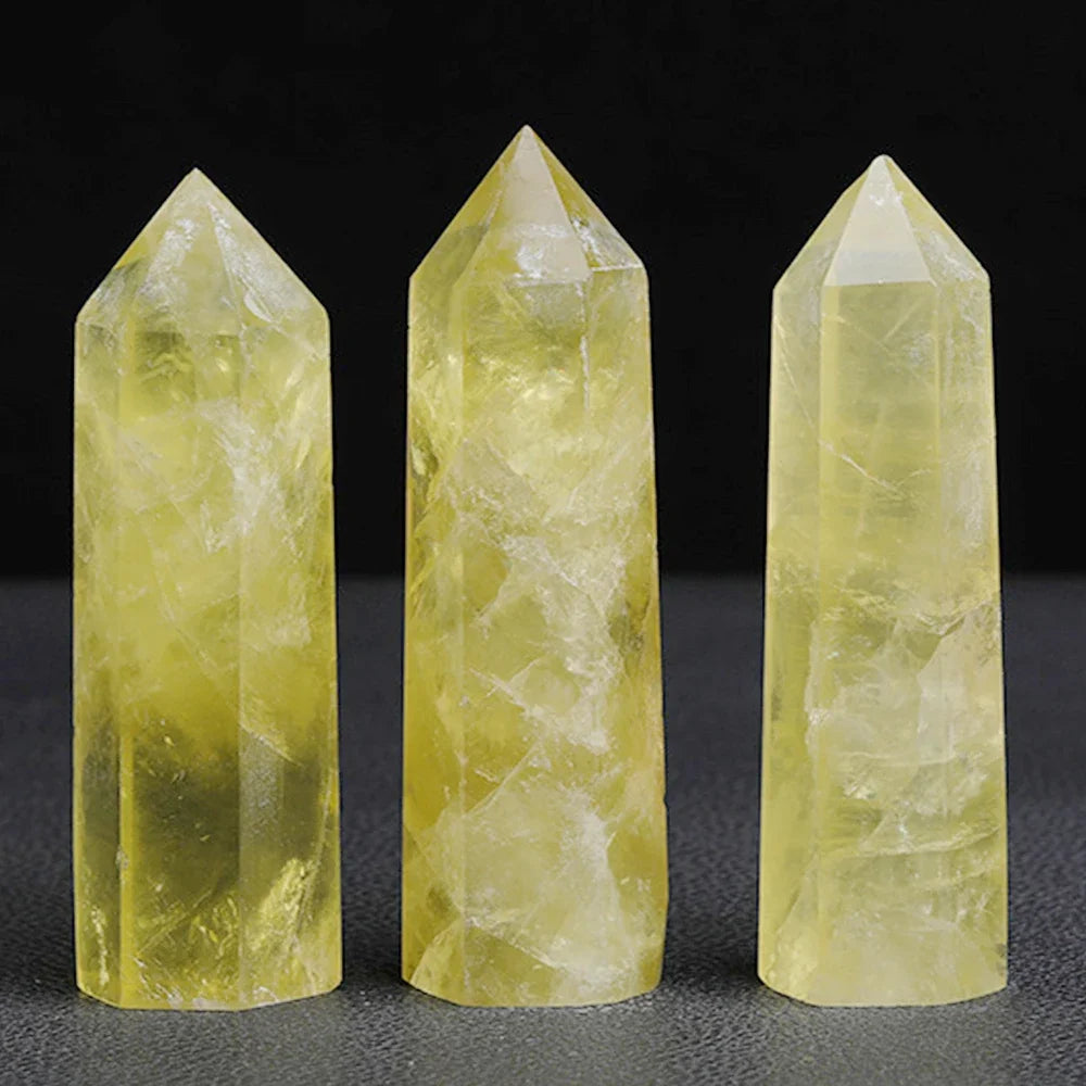 Energora Kristall-Obelisk | Echter Naturquarz | Für Meditation & Chakra-Heilung | Spirituelles Dekoobjekt