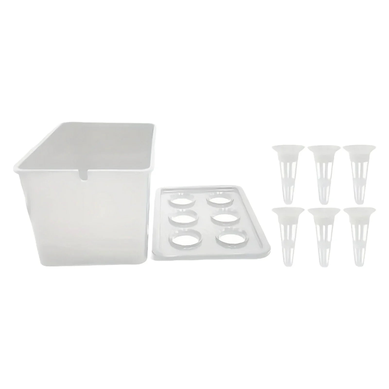 Hydroverde Indoor-Grow-Set | Hydroponisches Anzuchtsystem | Selbstbewässernd | Für Kräuter & Stecklinge