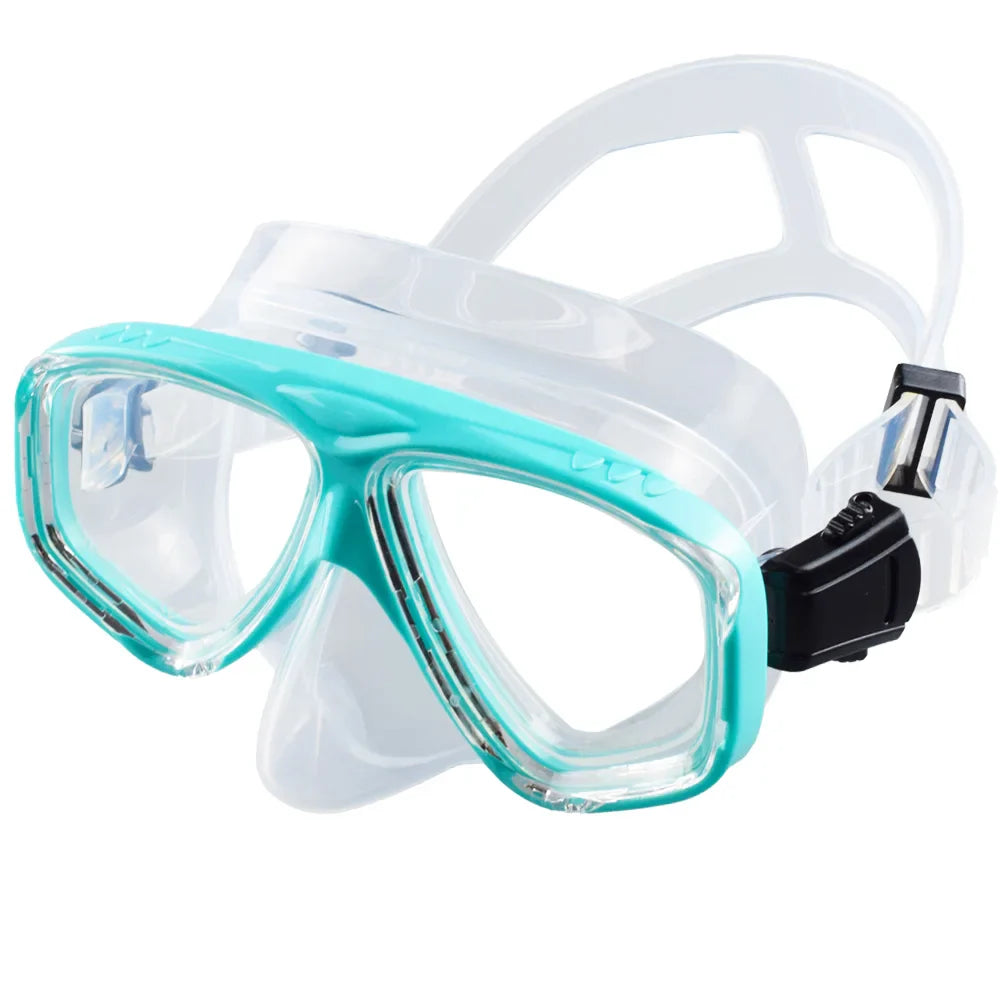 Aquanisa Tauchmaske | 180° HD-Glas Sicht | Antiallergen & Dicht | Für Schnorchel & Schwimmen