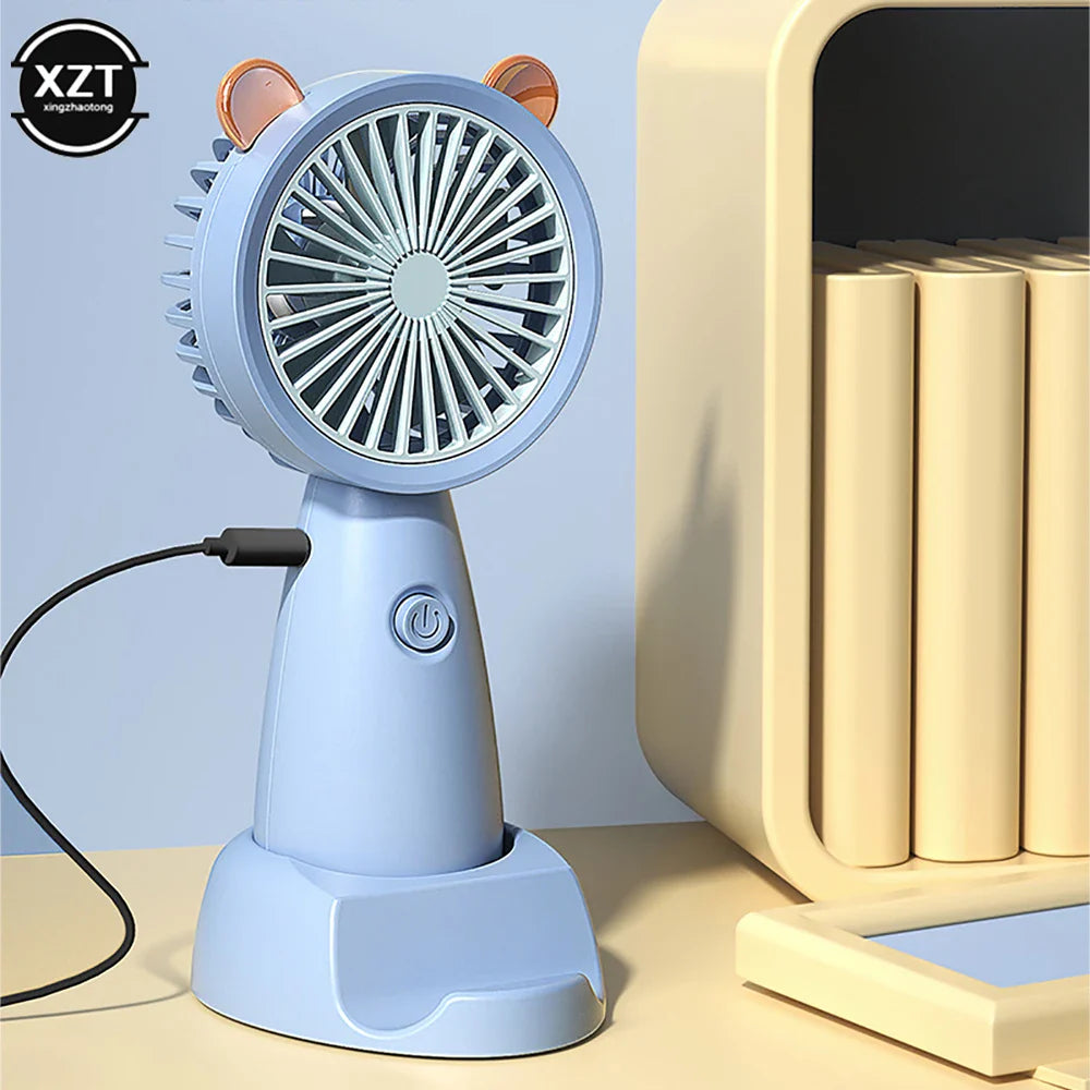 Ventoa ClipCooler | Mini-Ventilator 3-in-1 | USB Wiederaufladbar | Leise & Tragbar