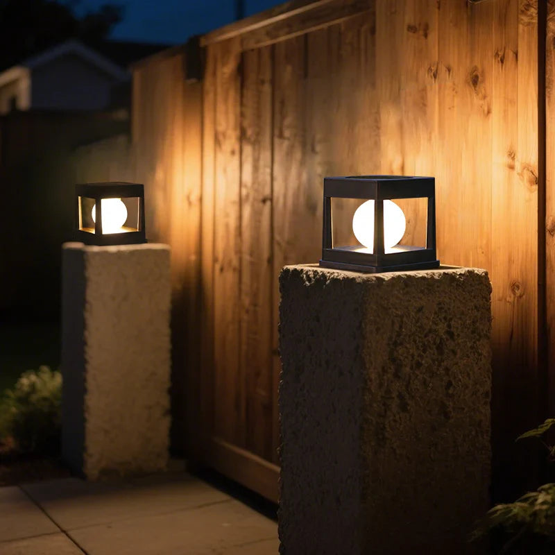 Sunalora FlexGlow | 3-in-1 Solarleuchte für Außen | Warm- & Kaltweiß Licht | Automatischer Tag-Nacht-Sensor | IP65 Wetterfest