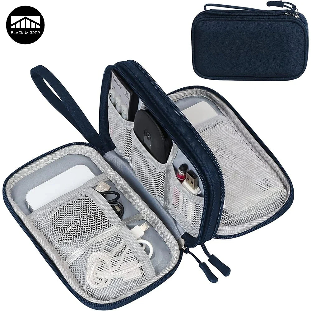 TechPack | Elektronik-Organizer | Doppel-Layer Design | Wasserdichtes Oxford-Gewebe