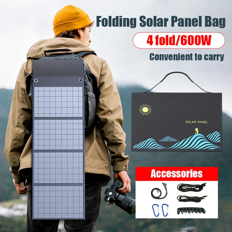 Suncraft | Faltbares Solarpanel | 300W Outdoor Power | USB & DC Ausgänge