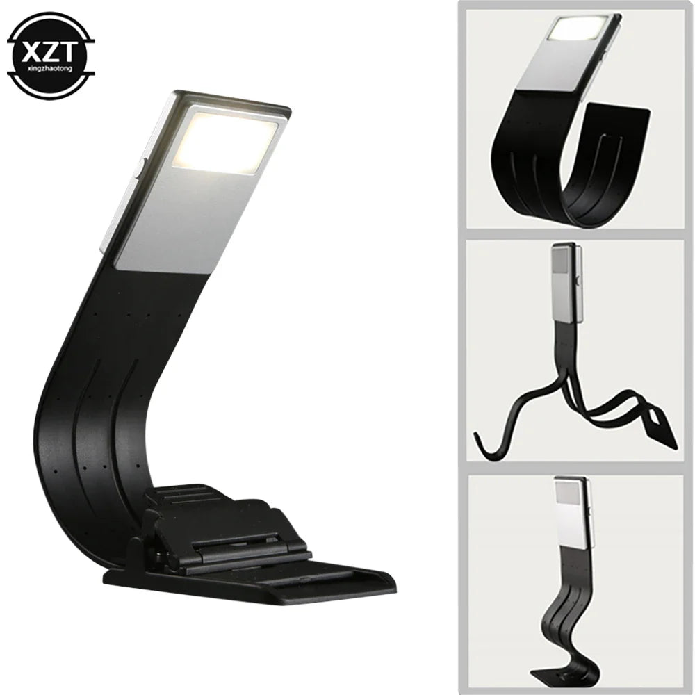 LightEase | LED Leselampe USB | Flexibel & Dimmbar | Für Bücher eReader Reisen