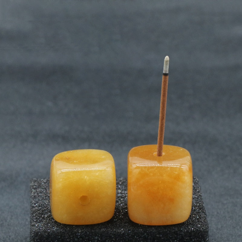 StoneAura Incense Holder | Edler Räucherstäbchenhalter aus Naturstein | Heilige Energie für dein Zuhause