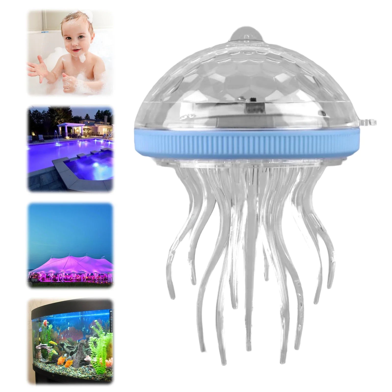 GlowJelly Solarleuchte | RGB-Farbwechsel | Solarbetrieben | Wasserdicht | Hängendes Design
