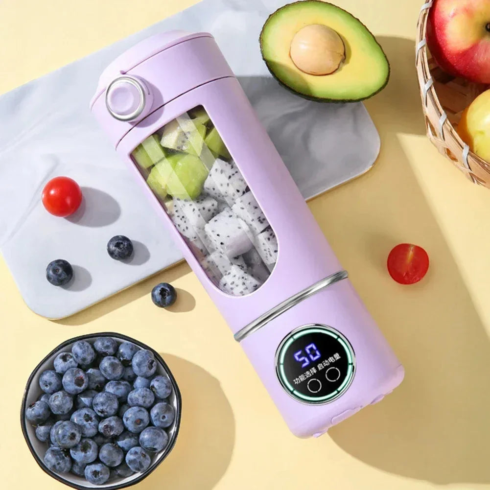 Blendify Go | Mobiler Smoothie-Maker mit 12-Klingen-Power | 2-in-1 Mix & Drink | Für Fitness, Reise & Alltag