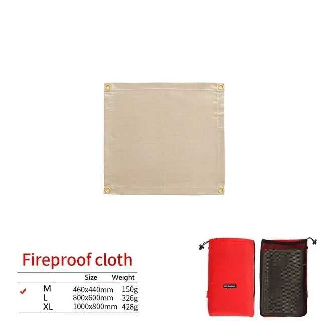 Ignisafe Feuerschutzmatte | Hitzebeständig & Faltbar | Für Grill & Feuerstelle