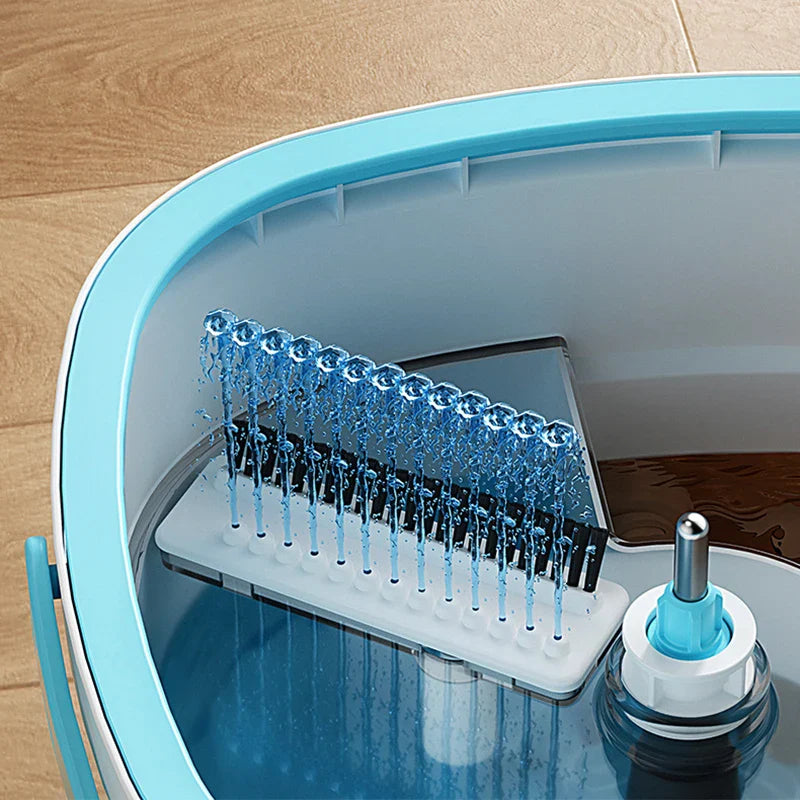 Cleanvora FlexSpin | Schleuder-Mopp System | Handfrei & Hygienisch | 2,5L Eimer