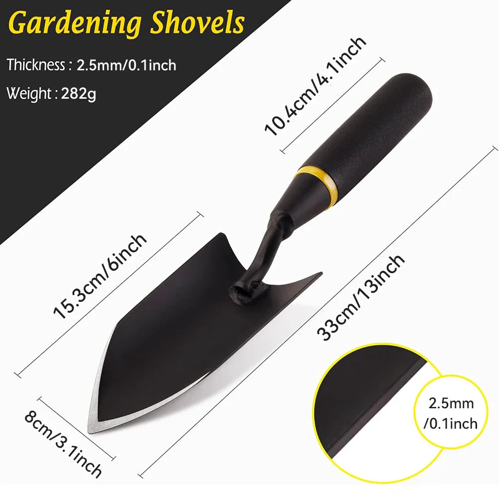 Gravora Gartenschaufel | Extra Robust & Vollverschweißt | Ergonomischer Griff | Für harte Böden