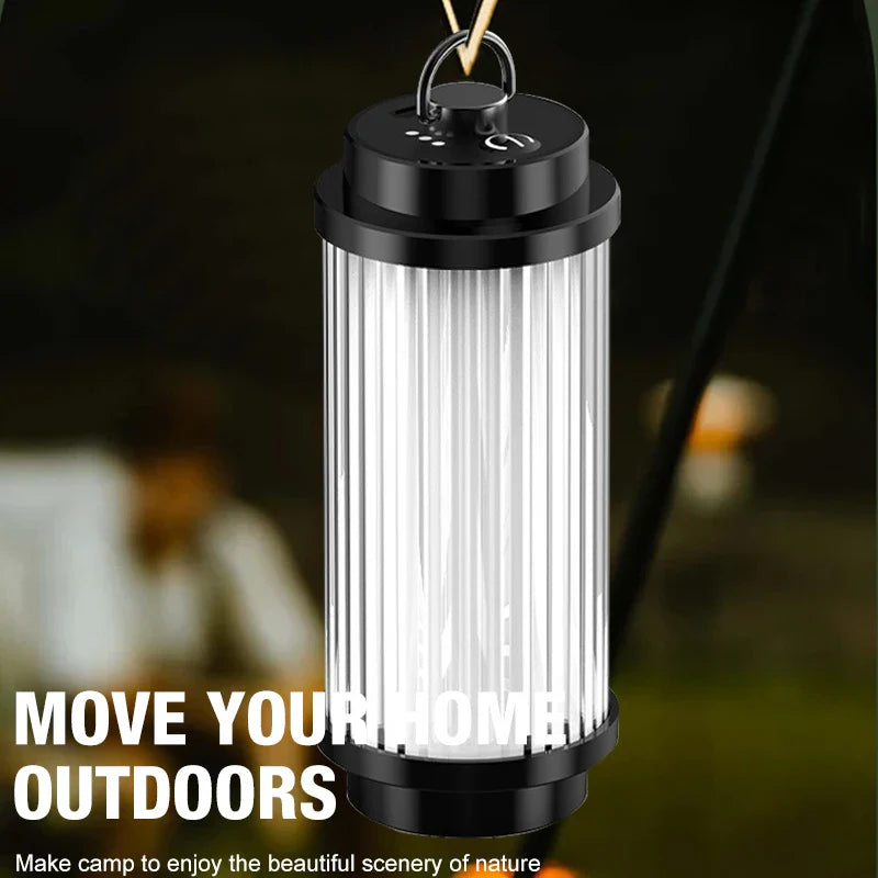 CampBeam | 38-LED Campinglampe | Wiederaufladbar | 3-in-1 Funktion | Kompakt & Wetterfest