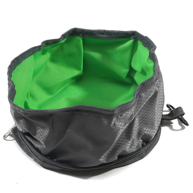 PawVoyage | Faltbarer Outdoor-Reisenapf für Hunde & Katzen | Wasserdicht, leicht & kompakt | Perfekt für Spaziergänge, Wanderungen & Reisen