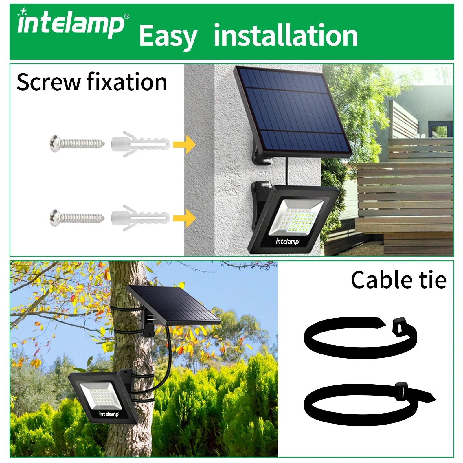 LumiMax Solar LED Strahler Set | 1200 Lumen | 2er Set | Wetterfest & Flexibel